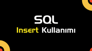 SQL Insert Kullanımı
